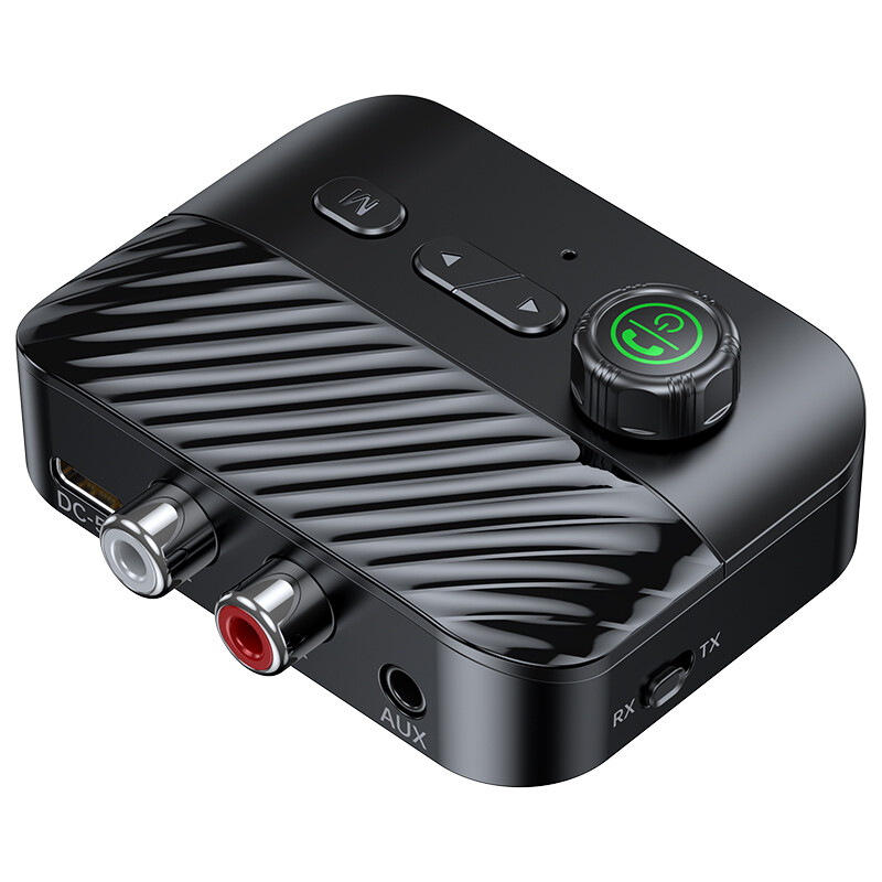 Bluetooth 5.4 Transmitter Receiver 4 IN 1 Wireless Audio 3.5mm Jack Aux Adapter