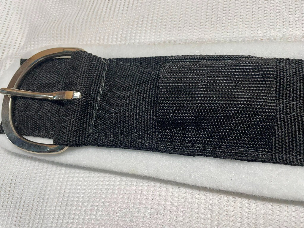 33" Black Nylon Western Cinch, Felt Lined, - New