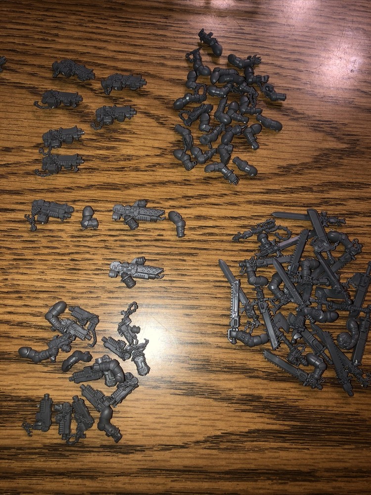 Warhammer 40k Massive Black Templars Bits Lot (b28)