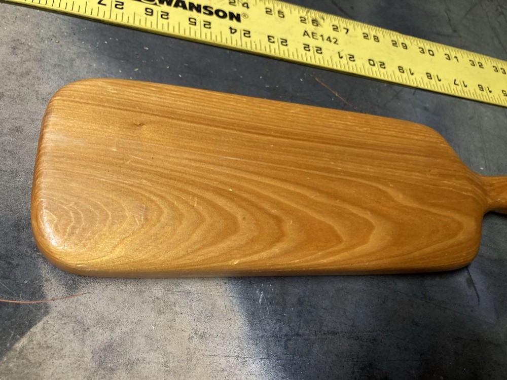 Beautiful Handmade Cypress Butt Paddle