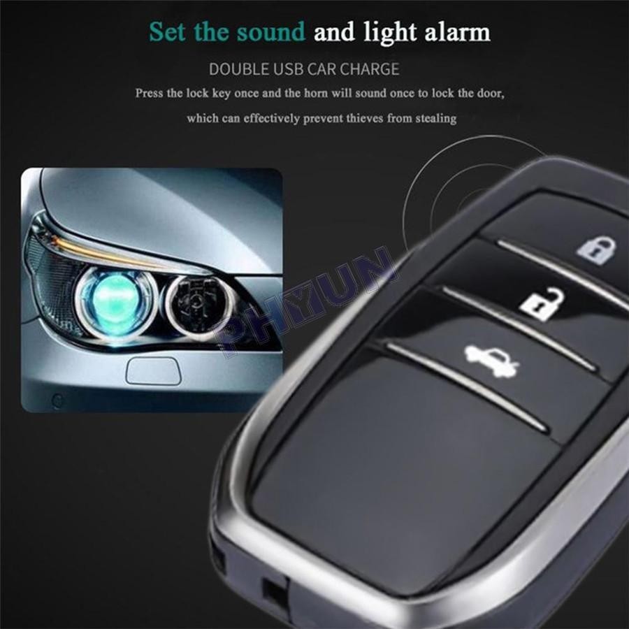 Car One-button Start System Keyless Entry Engine Start Alarm System Universal