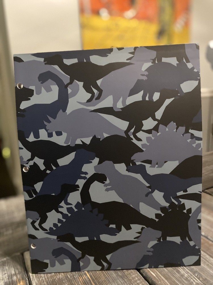 5 Pack Dinosaur 2-Pocket Notebook Folders NWT