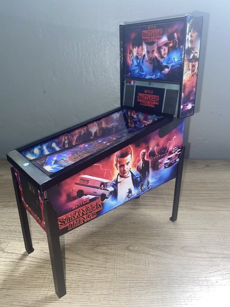 Large 1/8 Scale Replica “Stranger Things” Pinball Machine Scale Model Keepsake