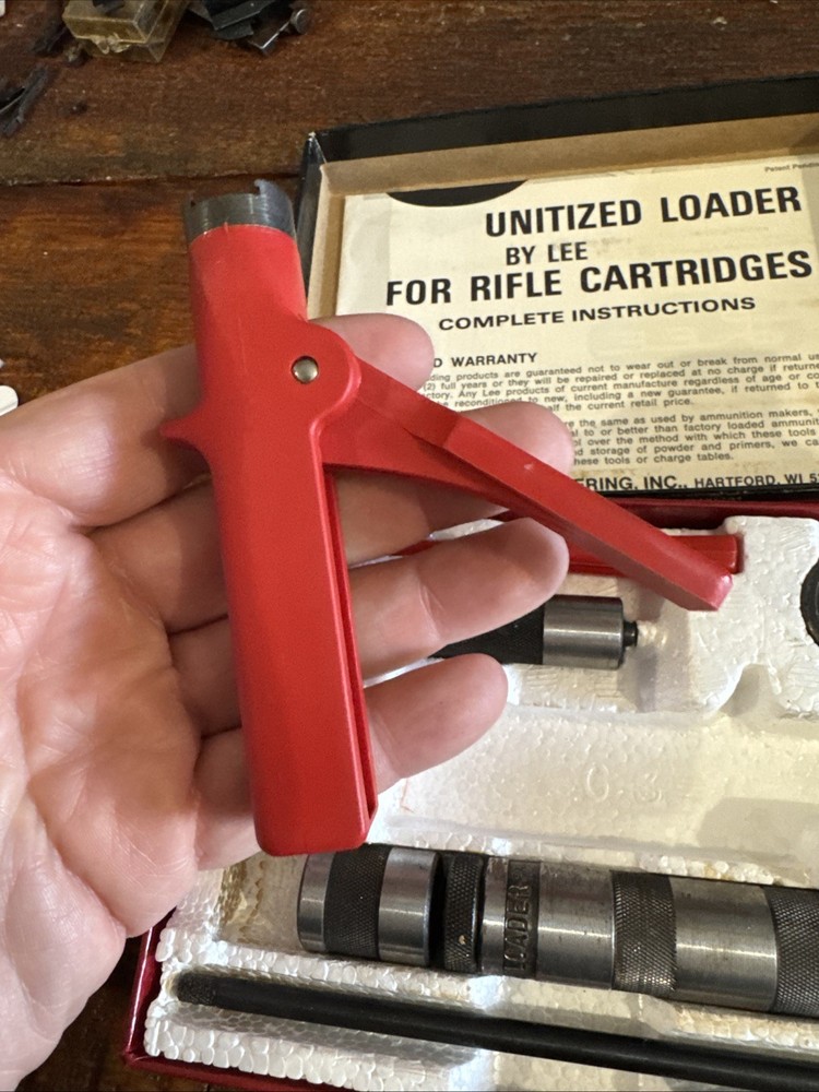 Vintage Lee UNITIZED LOADER. Hand Loader For 220 Savage