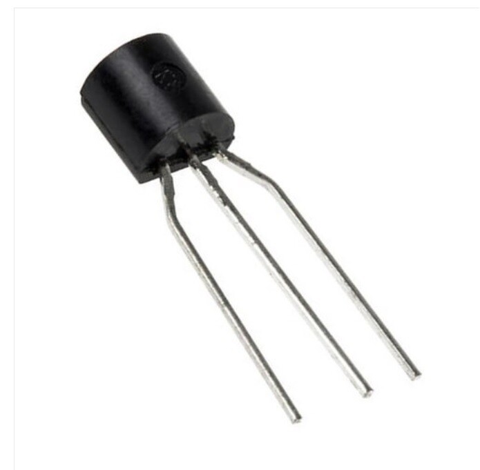 2 pcs BC547C  (BJT) Transistor NPN 45 V 100 mA 300MHz 500 mW  TO-92