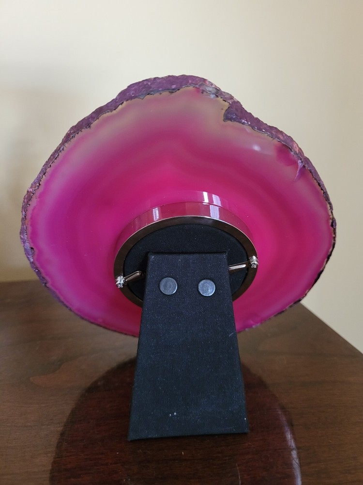 Anna By Rablabs Deep Rose Agate Clock Or Picture Frame