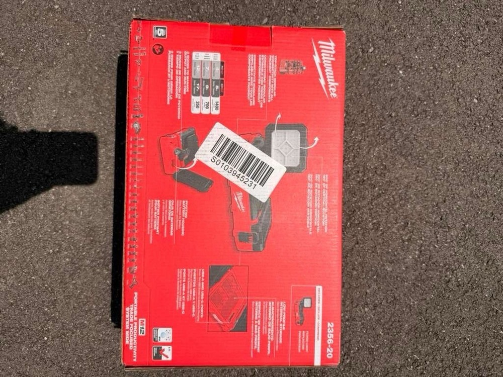 Milwaukee M12 Packout Flood Light - Red (2356-20)
