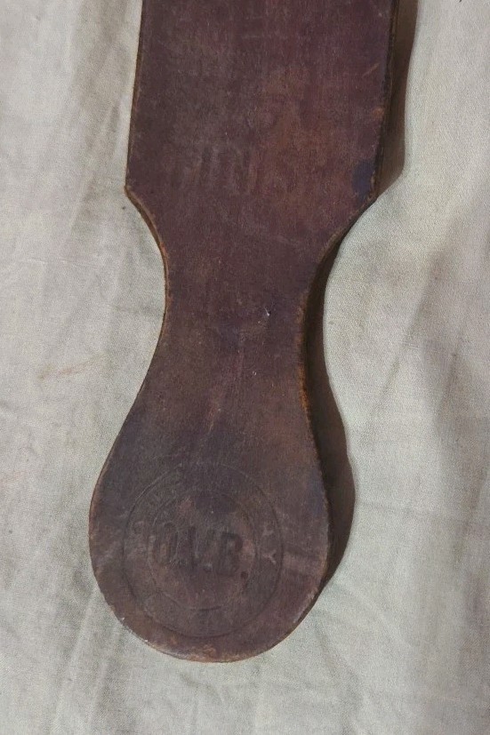 3 Vintage Barber Strops -