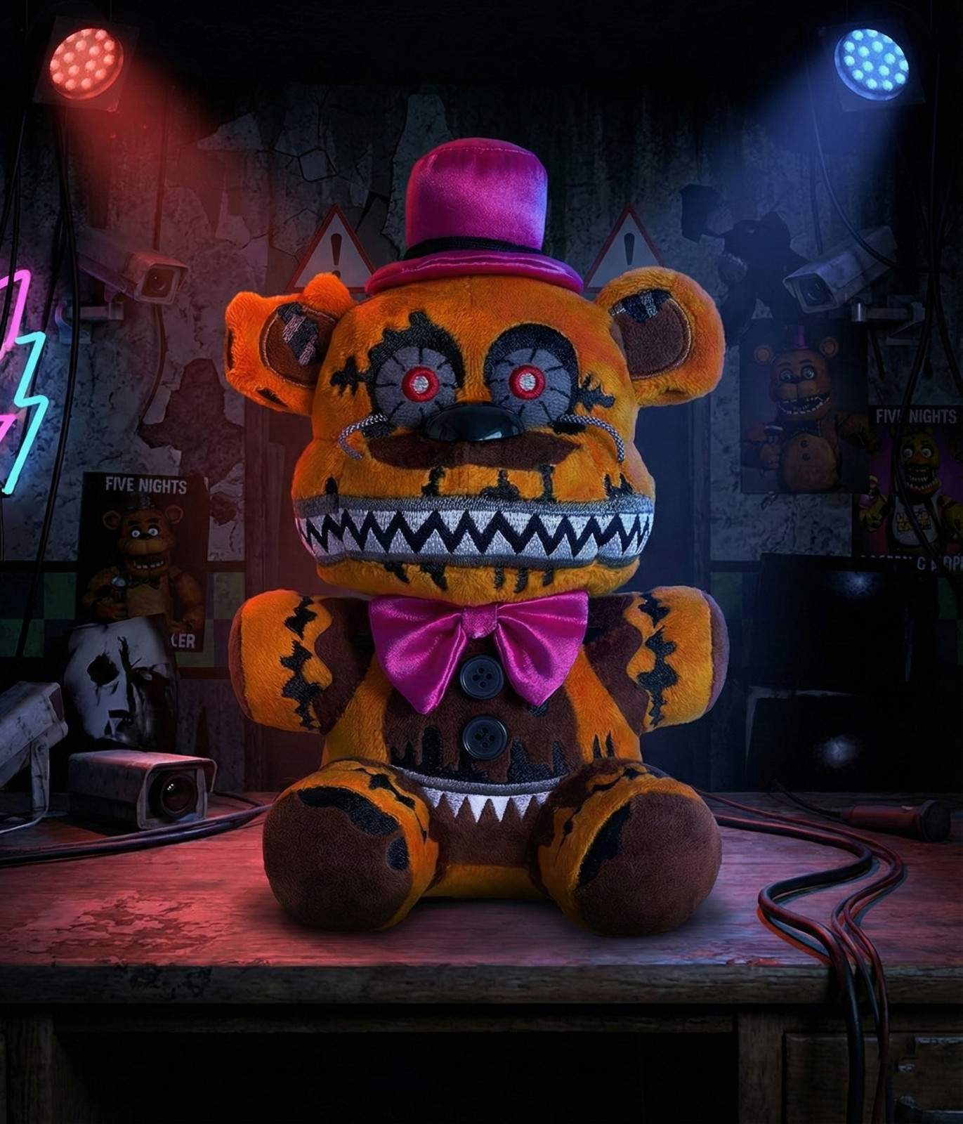 XSmart Nightmare Fredbear Plush V-37, Five Nights at Freddy's Special Edition