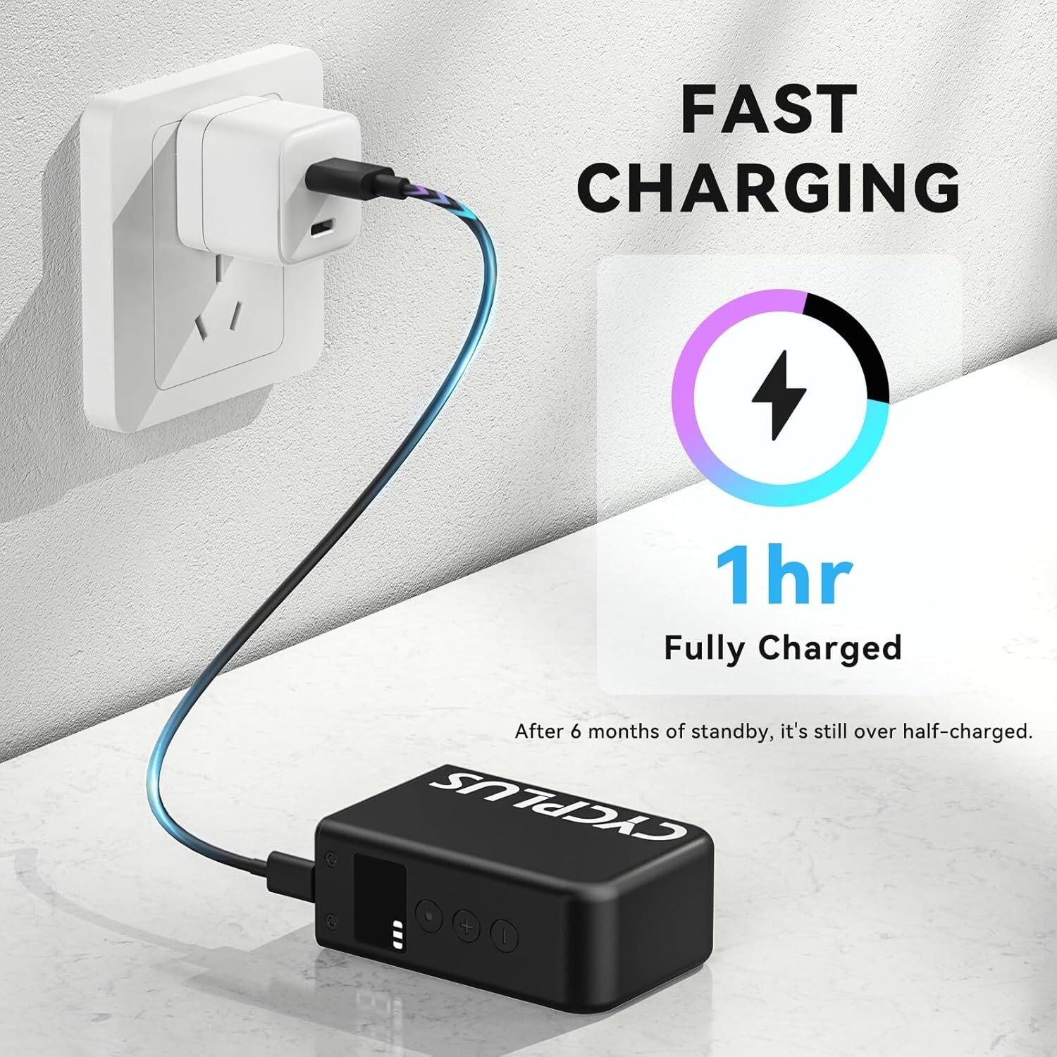 CYCPLUS AS2PROMAX 120PSI Electric Tiny Bike Pump with Gauge,2025 Updated Version