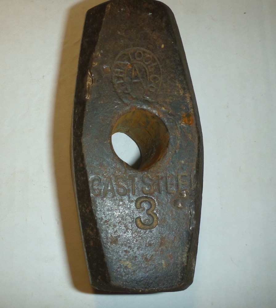 Vintage Atha 3 lb Blacksmith Sledge Hammer Head