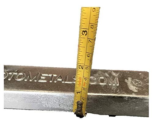 RotoMetals Zinc Ingot 99.7% min About 3.5 pounds Great for Small Castings/Weight