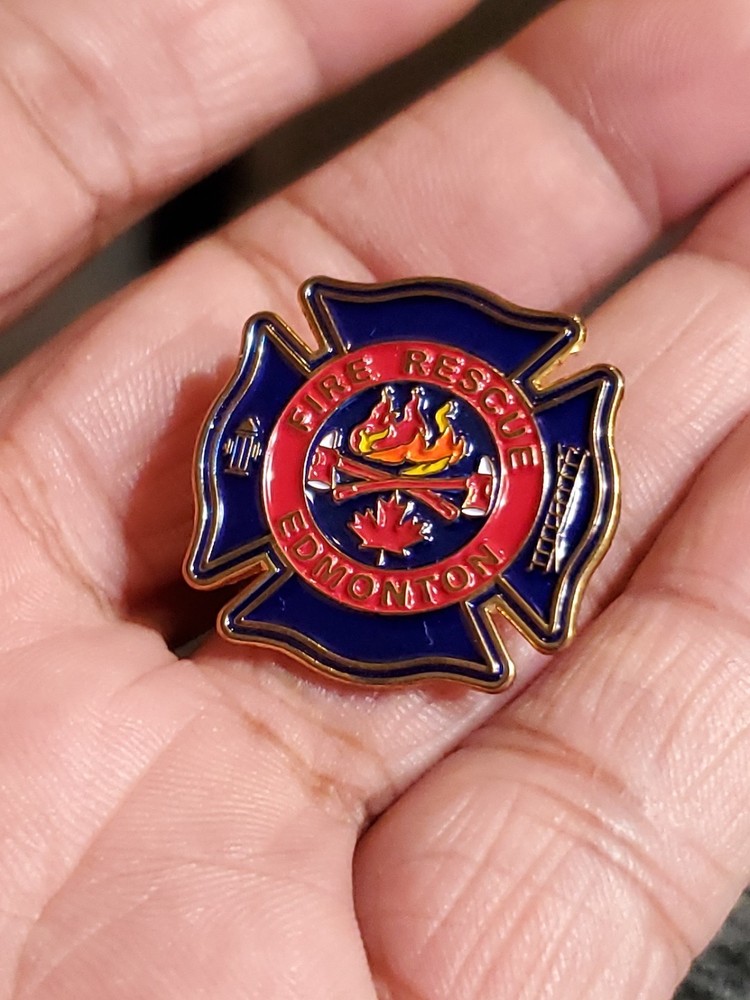 Edmonton Fire Canada Pin
