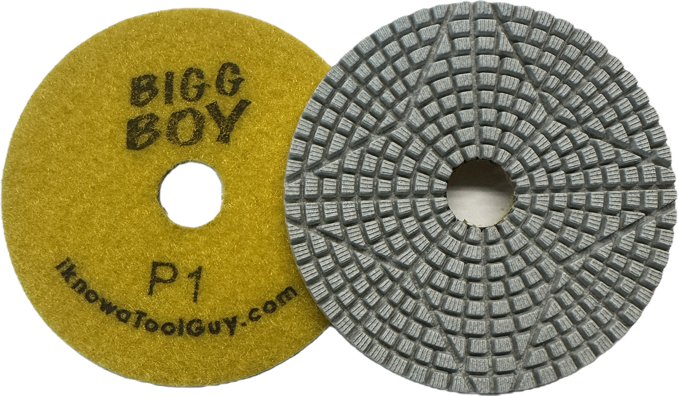 4" BIGG BOY 3 Step Polishing Pads P1