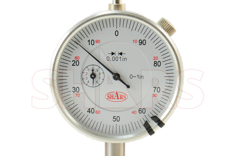Shars 1" Dial Indicator .001" Long Stem AGD2 Standards For Depth Gage Base !]