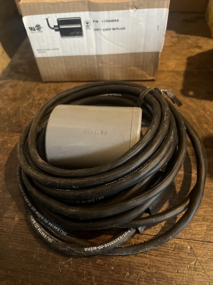 NOS Pump Down Pump Switch 230V 20’ W/Plug 115948XA