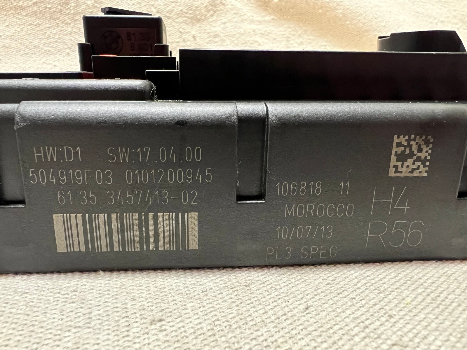 2007-2013 Mini Cooper R56 H4 PL3 SPEG Interior Cabin Fuse Box BCM Module OEM