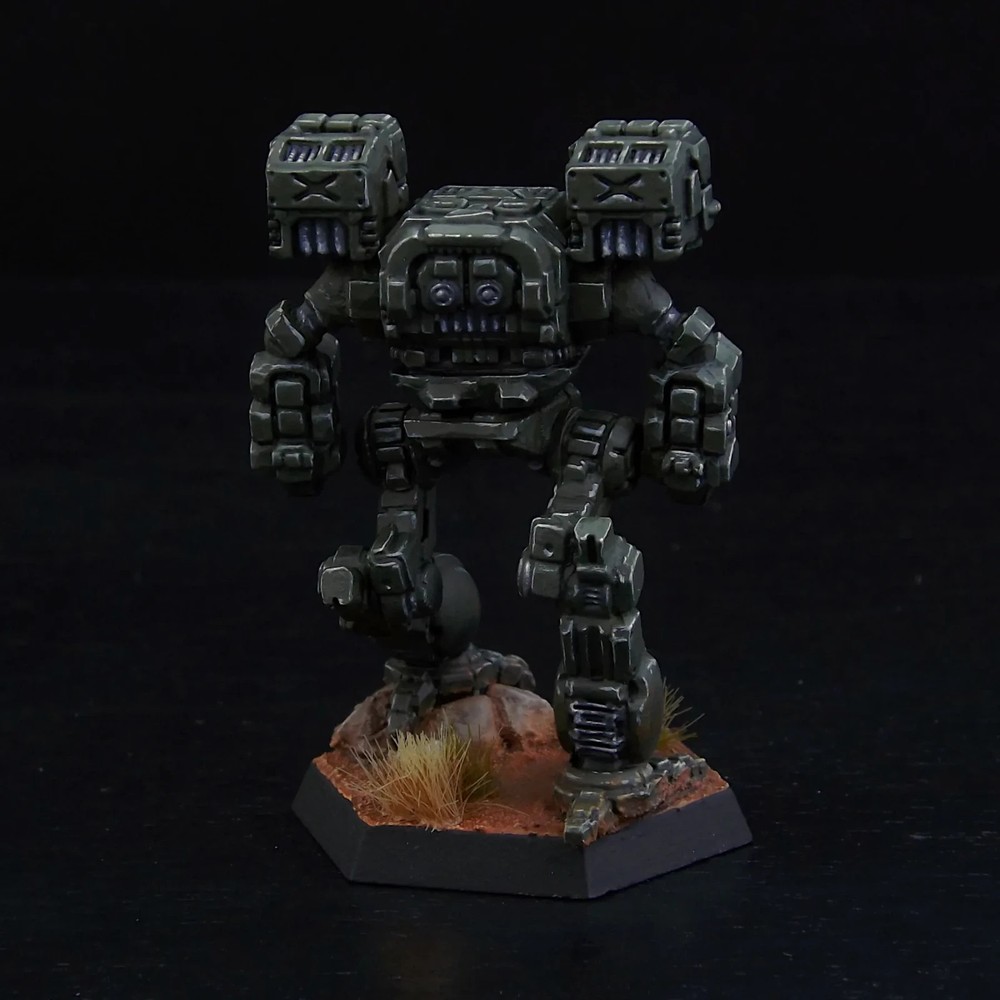 Painted BattleTech Miniature Timber Wolf Mech