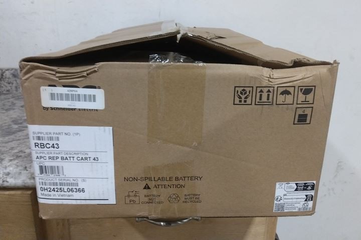 APC by Schneider Electric RBC43 48VDC 10 Ah Capacity UPS Replacement Battery