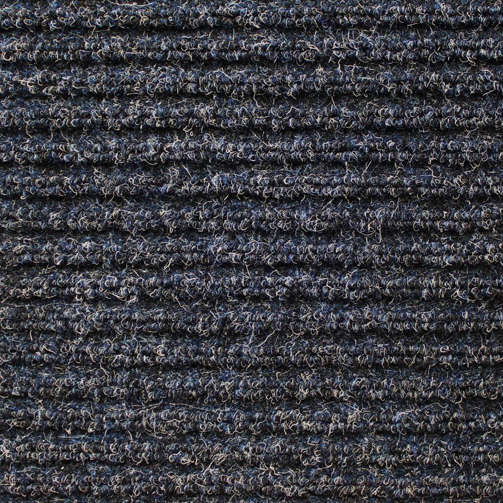 HEAVY-DUTY RIBBED INDOOR/OUTDOOR CARPET STORMY BLUE patio deck boat garage