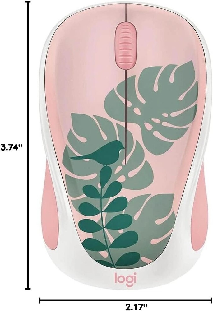 Logitech Design Collection M317c Wireless Optical Mouse - Chirpy Bird (Sealed)