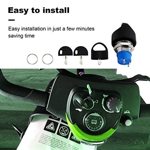 Ignition Starter On Off Switch Lock with Key Replacement for Pride Victory Go