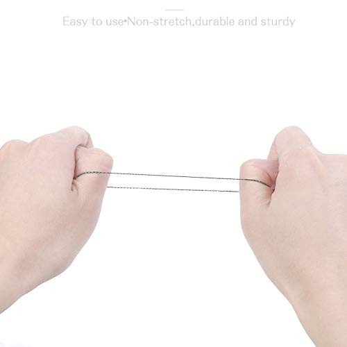 1mm Metallic Silver Cord String Non Stretch Thread for Jewelry Craft