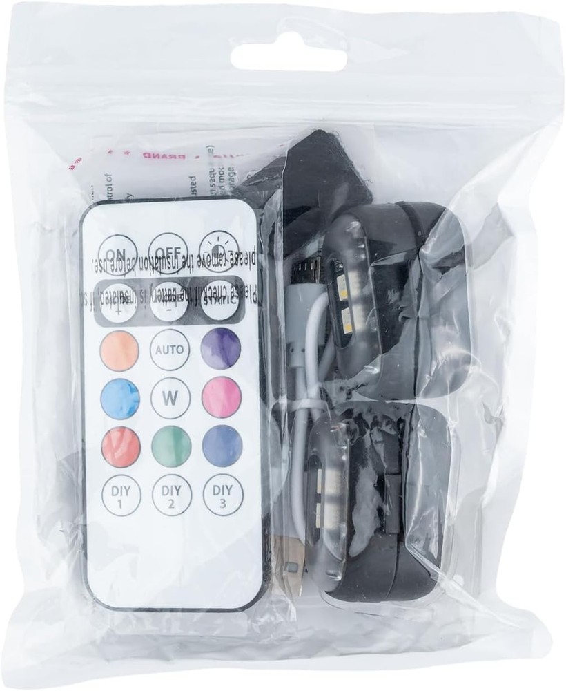 Versatile 4PCS LED Strobe Lights - Rechargeable, Waterproof with Remote Control