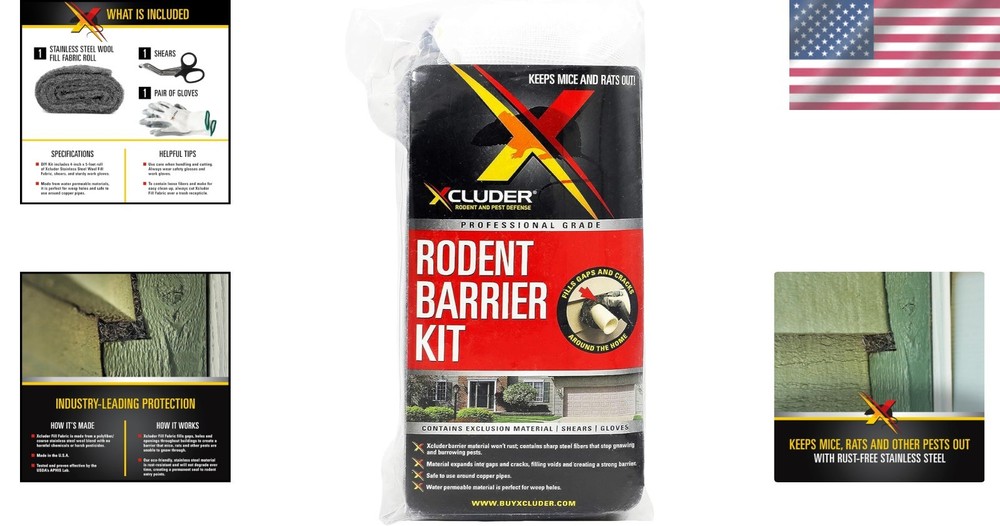 Stainless Steel Wool Rodent Control Kit