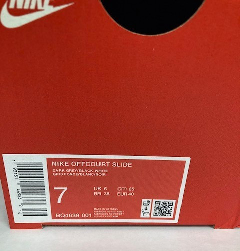 Nike Offcourt Slide Sandals, Men’s Comfort Slip-On Shoes, Black/White BQ4639-001