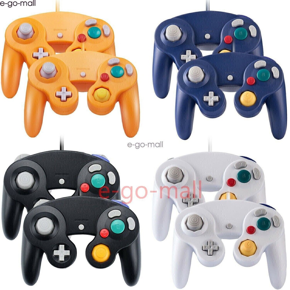 2Pack Wired Gamecube NGC Controller Gamepad for Nintendo GameCube Console