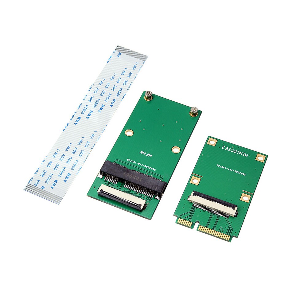 msata SSD to mini pcie interface extension cable for laptop