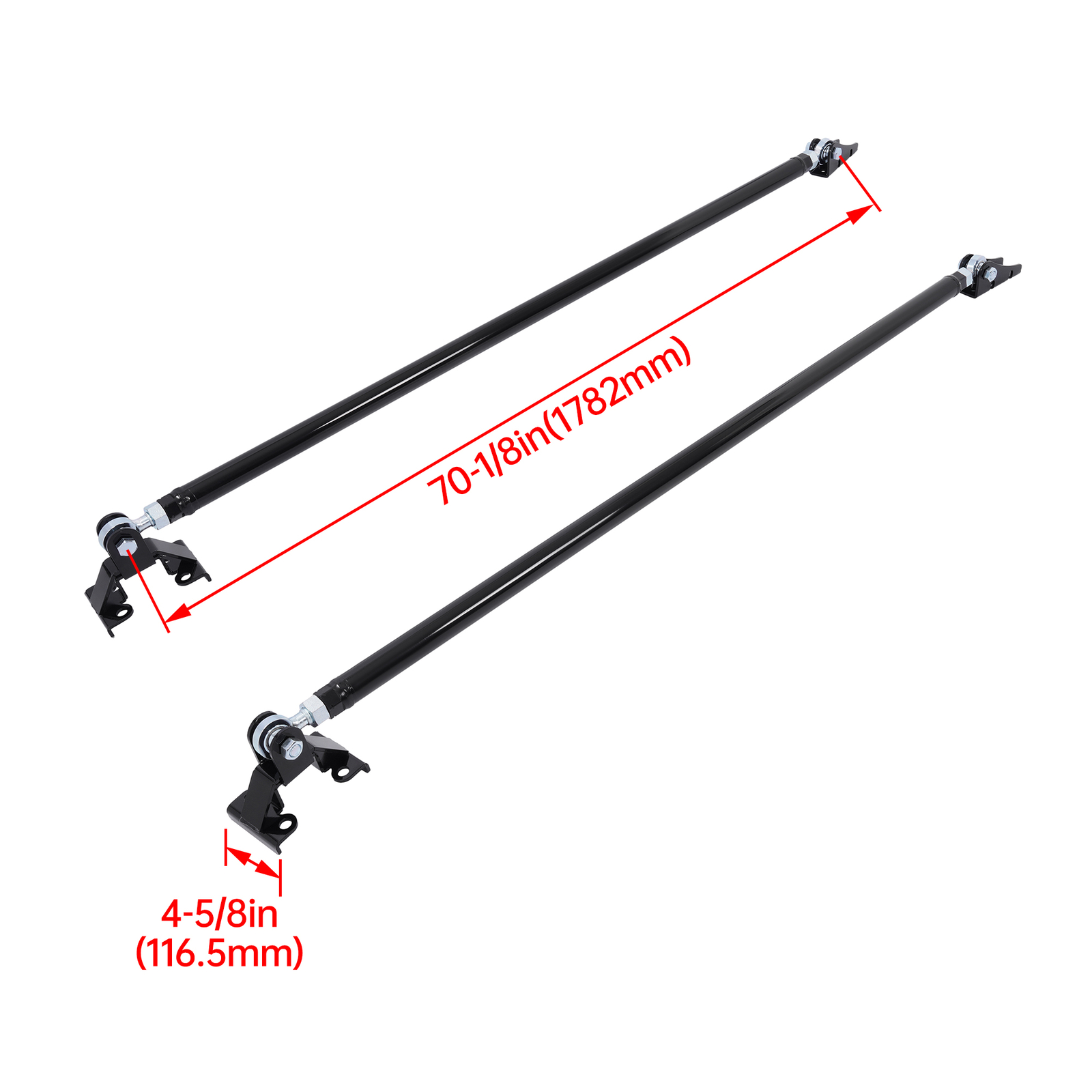 Pair Rear Traction Tie Bar For Chevy Silverado 2500 3500 & GMC Sierra 2001-2010