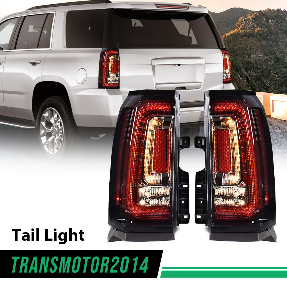 2X LED Tail Lights Brake Lamps LH & RH Side Fit For 2015-2020 GMC Yukon/Yukon XL