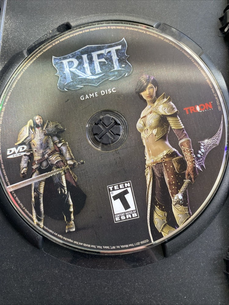 Rift CD Rom Game Pc Videogame