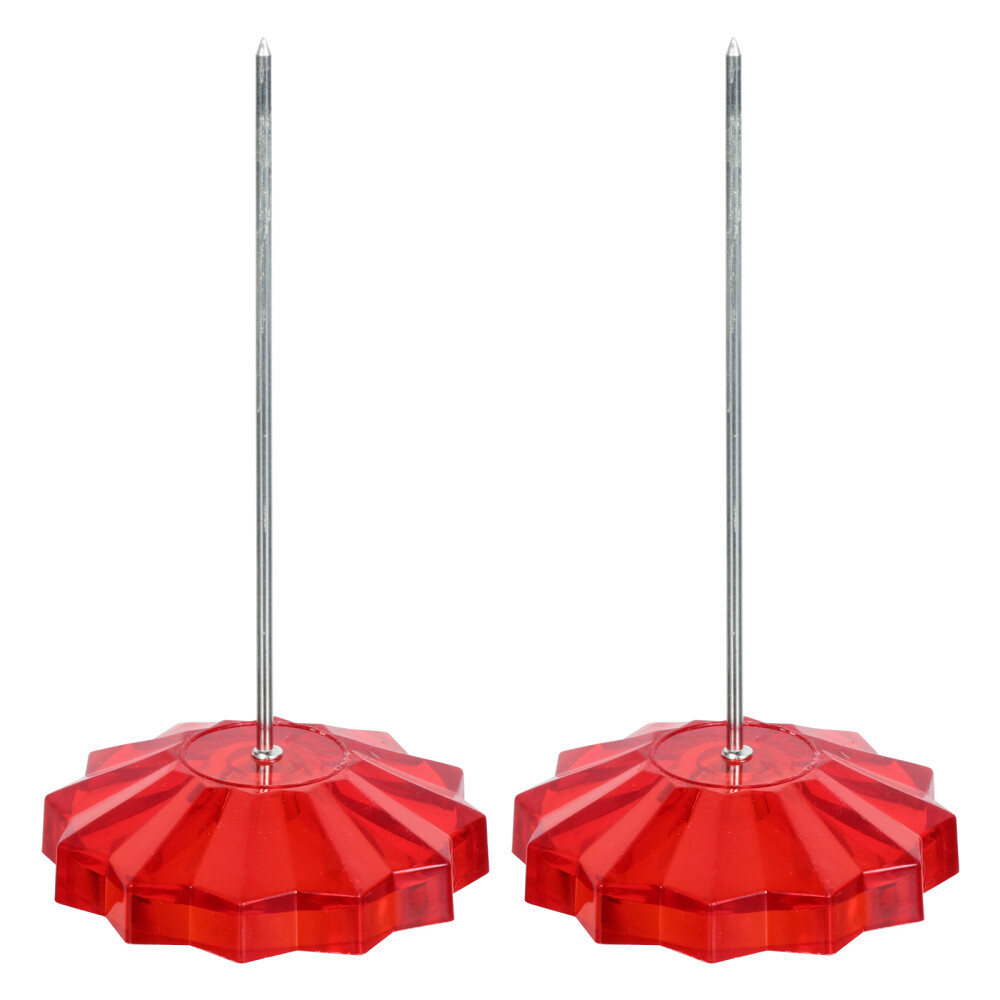 2PCS Message Memo Note Holder Spike Subpoena Fork Bill Desktop Stand Socket New