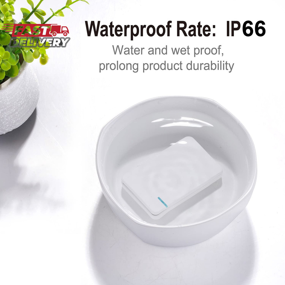 Thinkbee Wireless Light Switch Kit, No Wiring Mini Remote Switch, No Wifi Needed