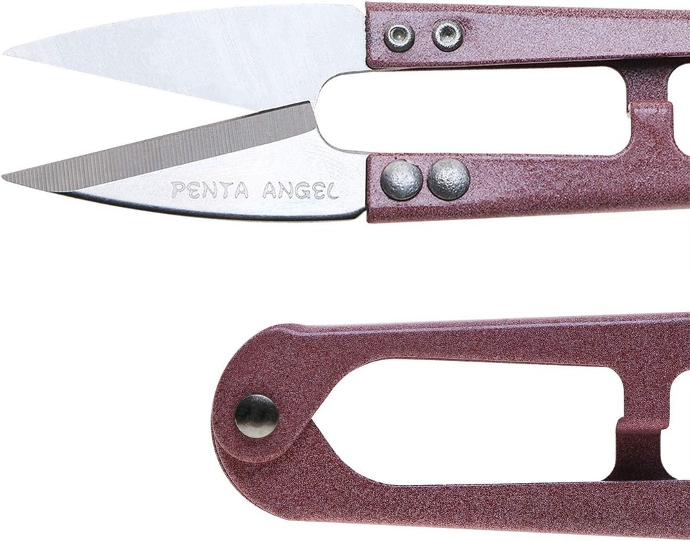 2Pcs Multicolor Mini Sewing Scissors Clipper 2Pcs Leather Scissors Sheath Cover