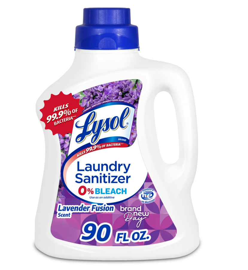 Lysol® Laundry Sanitizer Additive, Eliminates Odor Causing Bacteria, Lavender Fu