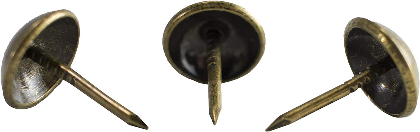 ® 500 PCS Heavy Duty Antique Brass Finish Upholstery Tacks, Sofa Nails, French N