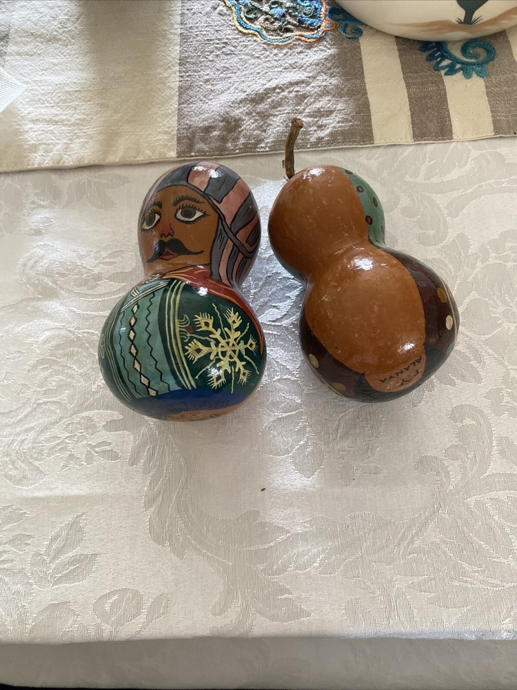 Hand painted gourds from Turkey