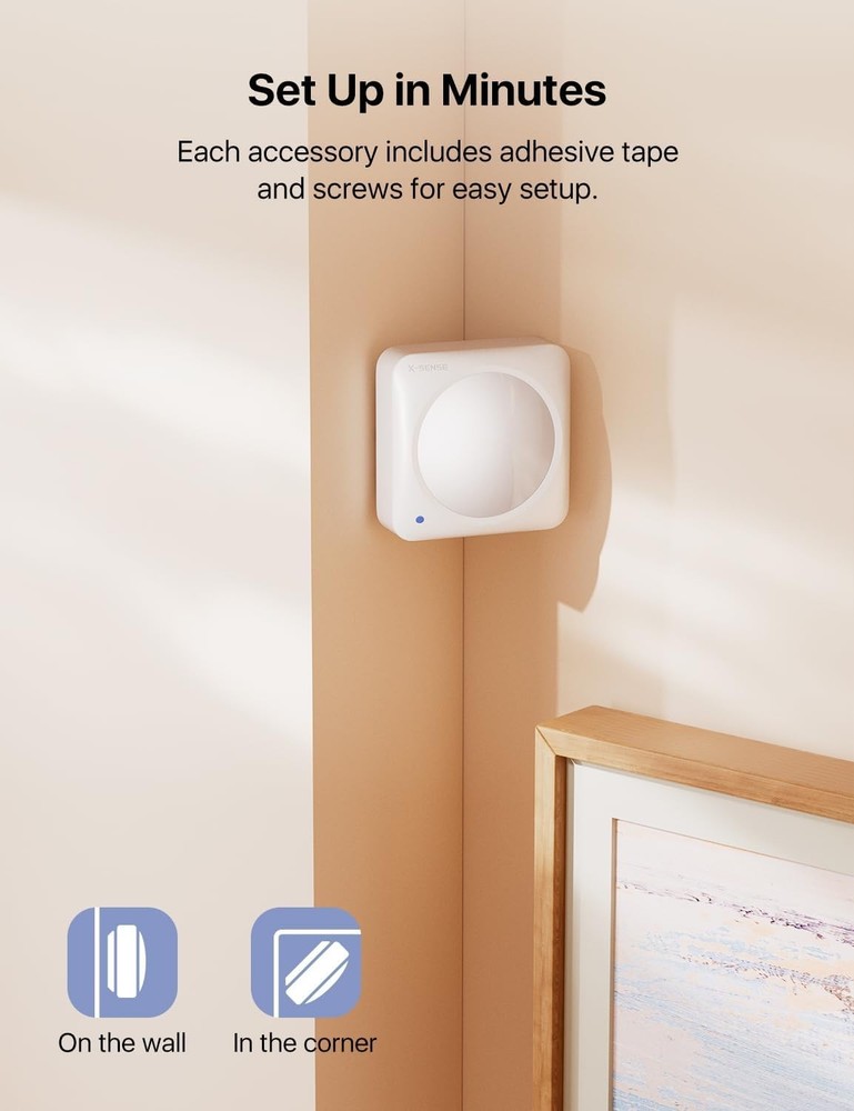 X-Sense Smart Security Keypad, Security Kit AS05/AS08 Accessory, Easy Mode Switc