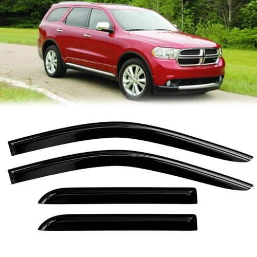 Window Rain Guards Compatible 2011-2025 Dodge Durango 4PC Window Visors Vent