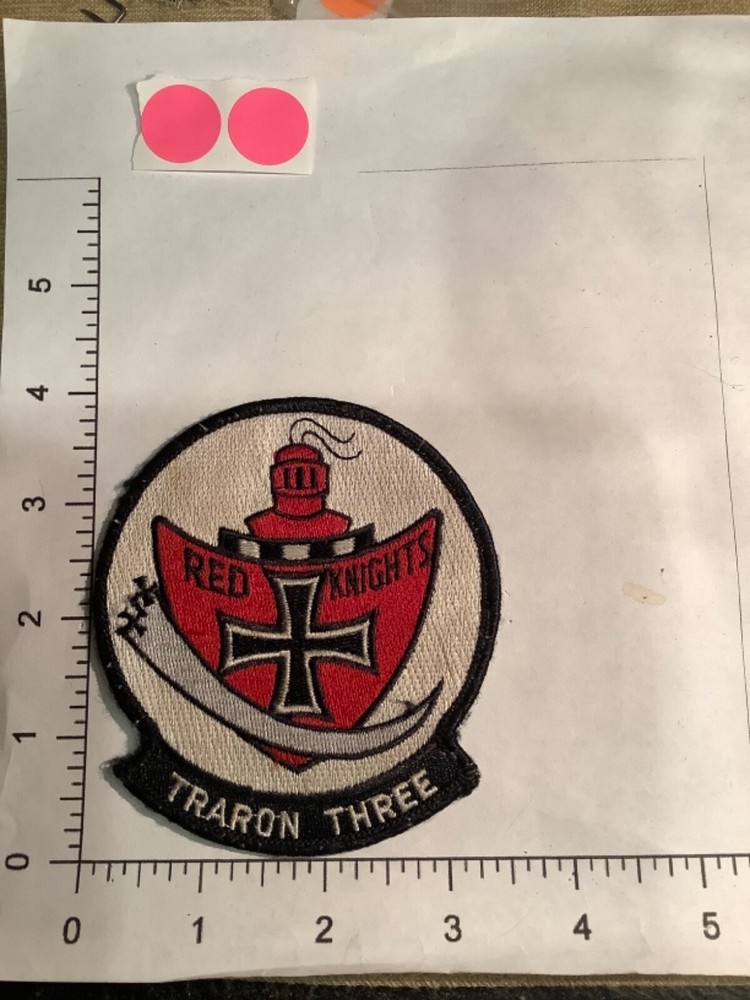 US NAVY TRARON THREE SQUADRON PATCH