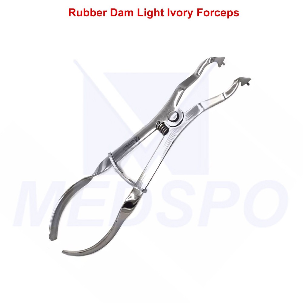 Rubber Dam Tools Kit Brinker Clamps Forceps Endodontic Frame Dental Restorative