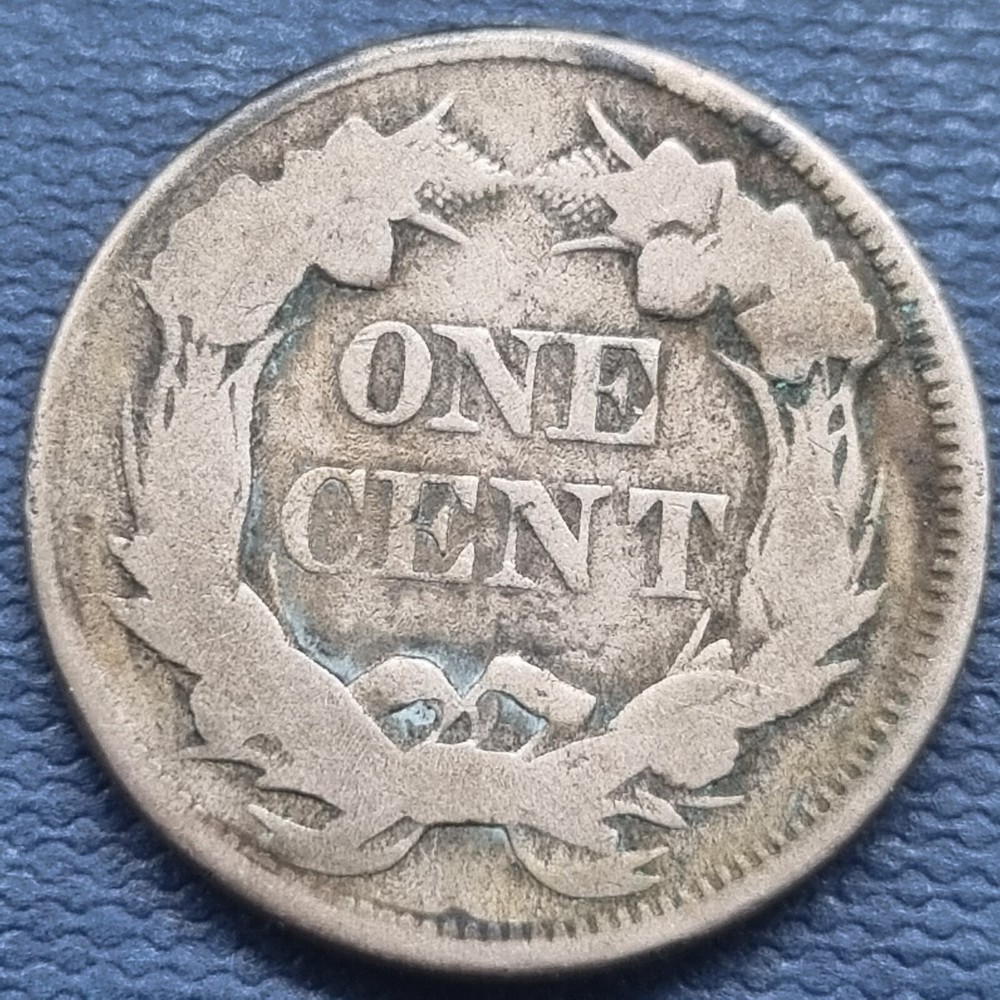 1857 Flying Eagle Cent 1c Circulated #74282