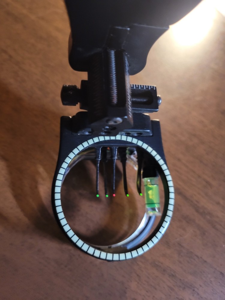 Trophy Ridge Hit-Man 5 Compound Bow Sight Right Or Left Hand Bows