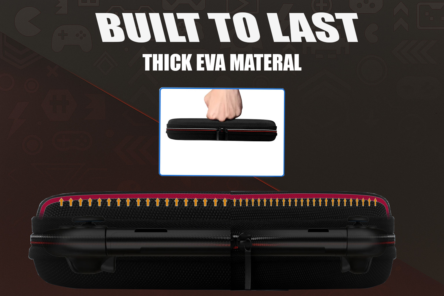 Nintendo Switch 2 Carry Case Screen Protector Travel Case Hard EVA Shell