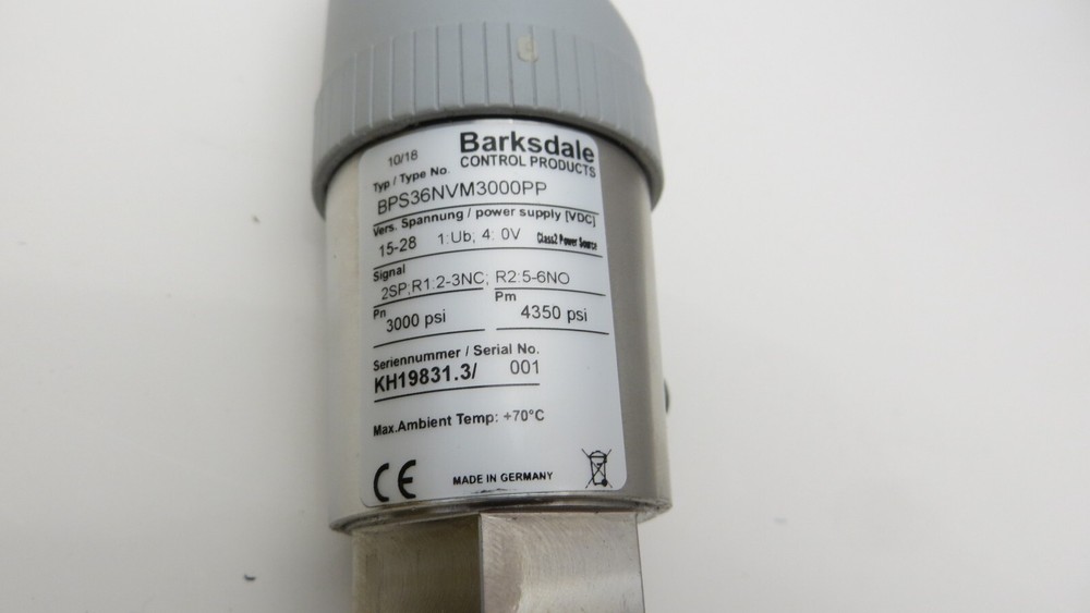 BARKSDALE BPS36NVM3000PP