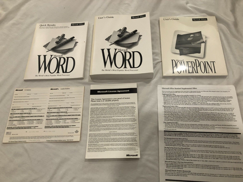 1994 Microsoft Office Standard Edition v. 4.2